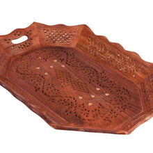 Coffee Serving Tray, for Tableware, Color : Brown