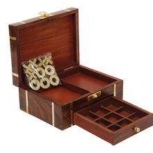 Fine Rosewood Family Holiday Game Box