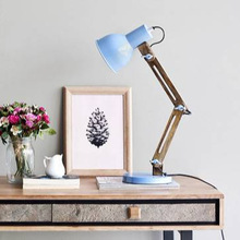Gifts India Iron Study Table Lamp, for House Decoration, Color : Blue