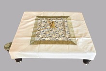Silk Beautiful table cover, for Banquet, Home, Hotel, Outdoor, Party, Wedding, Pattern : Embroidered