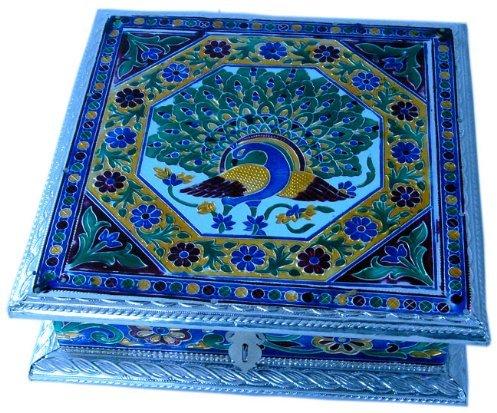 Pure Meenakari Work Dry Fruit Box, Feature : Recyclable