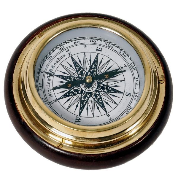 Silver Handicraft Real Nautical Compass