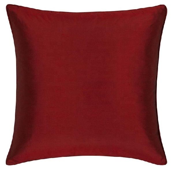 DJENA Solid Silk Cushion Cover, Size : 50x50cms