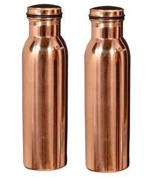 Plane copper bottle