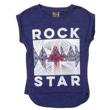 Short Sleeve Scoop Neck Printed Girls T-Shirts