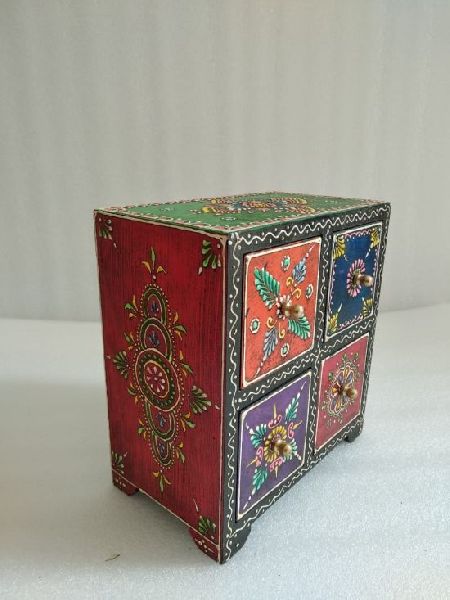 Jewellery Box With Drawer and Painting