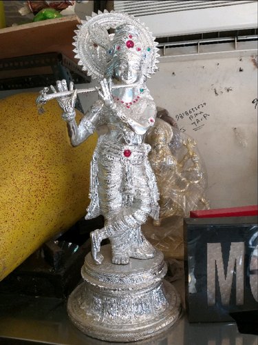 Krishna Silver Statue