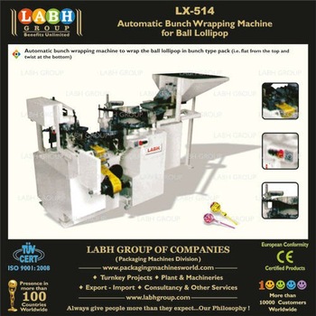 Automatic bunch wrapping machine