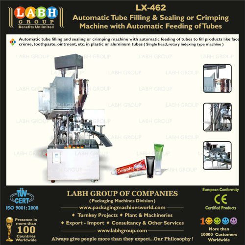 Automatic tube filling and Sealing line, for Medical