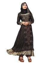 Justkartit Chiffon Abaya Burkha, Size : Chest/Bust Size UpTo 42 Inch