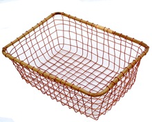 Metal FRUIT VEGETABLE BASKETS, for Food, Feature : Eco-Friendly