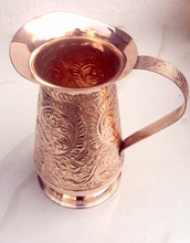 TRADITIONAL SOLID COPPER WATER JUG