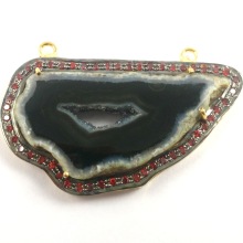 Goyal Jewellers Diamond Gemstone Pendant, Shape : Agate
