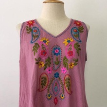Cotton Mexican hand Embroidered Blouses