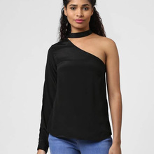 Polyester / Cotton V-Neck Blouse, Feature : Washable