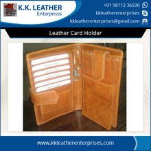 Leather Card Holder, Color : Requirement