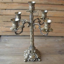 Antique Decorative Metal Candle Holders