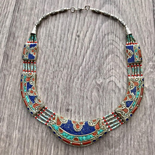 Turquoise Bohemian, Gypsy Necklace