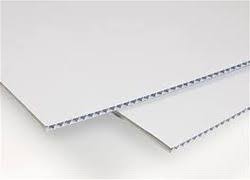 Plain white corrugated sheets, Size : 10x5feet, 12x6feet, 14x7feet, 16x8feet, 18x9feet