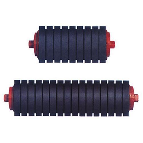 Polished Metal Conveyor Rubber Roller, Feature : Excellent Quality, Long Life