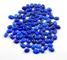 Natural Lapis Lazuli Gemstone, Gemstone Size : 5x7mm