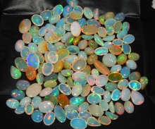 Natural Fire Ethiopian Opal Gemstone