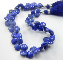 Natural Lapis Lazuli Pear Shape Beads, Color : blue