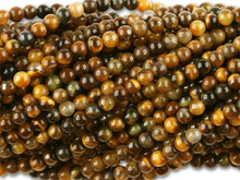 Fine Gems Tiger Eye Beads, Color : Brown