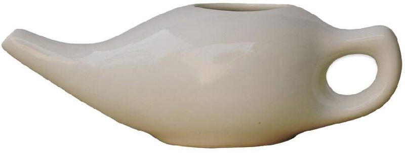 Non Polished Ceramic Neti Pot, for Garden, Home Decor, Office, Feature : Anitque, Fine Finish, Perfect Shape