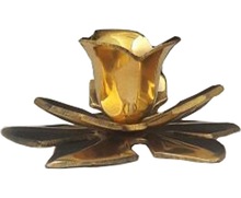 Brass floating candle holders, Size (cm) : 2(H) x 4(D) x 4(W) Inch