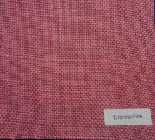 KVR Bleached Hot pink jute fabric, Density : 15 X14 PSL