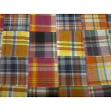 Madras plaid patchwork fabric, for Dress, Garment, Home Textile, Mattress, Shirt, Shoes, Sportswear