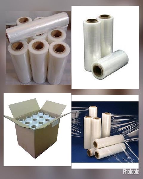 Blow Molding HDPE Stretch Film Rolls, for Hotel, Lamp Shades, Office, Public, Restaurant, Length : 100-400mtr