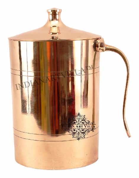 Pure Copper bronze jug, Color : Gold