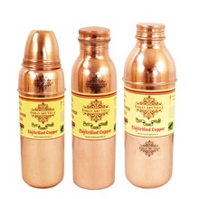Indian art villa copper bottles