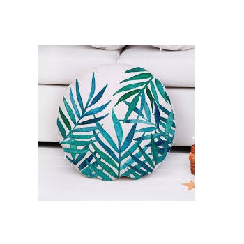 100% Cotton Embroidered Round cushion Cover