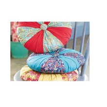 JMR Round Hand Embroidery cushion, Size : 16 inch
