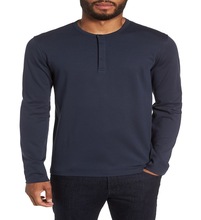 HENLEY NECK T-SHIRT MEN