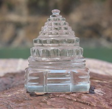 Energized Quartz Crystal 3D Pyramid, Style : Religious