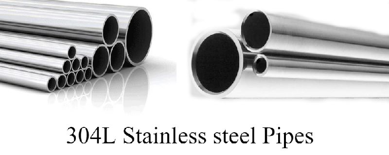 Round Polished 304L Stainless Steel Pipes, for Construction, Certification : ISI Certified
