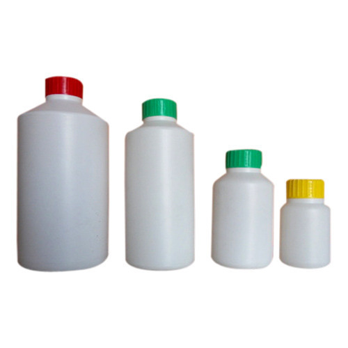 Plain HDPE Chemical Bottles, Color : White