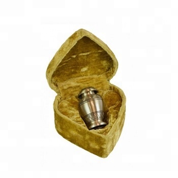 Brass Swirl Keepsake Urn Love Urn