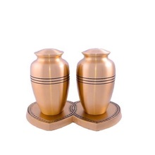 Gold Ring Companion Adult Cremation Urn, Style : American Style
