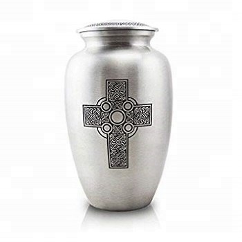 Otto International Pewter Celtic Cremation Urn, for Adult, Style : American Style