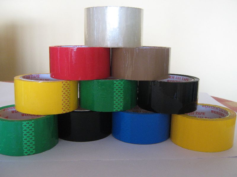 BOPP Self Adhesive Color Tape, for Bag Sealing, Carton Sealing, Decoration, Industrial, Insulation, Masking