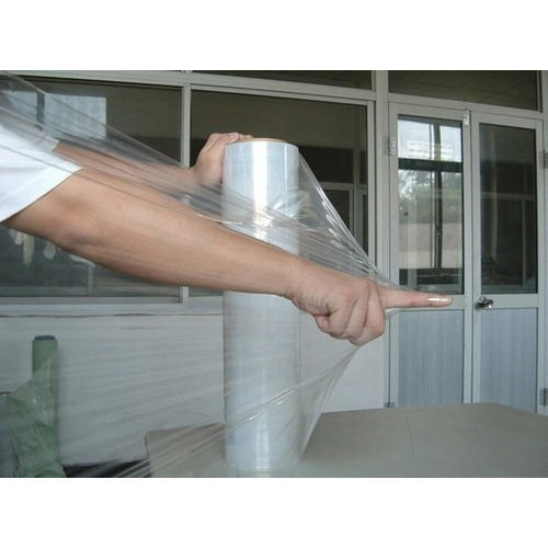 HIGH GLOSS STRETCH FILM ROLL, For Hotel, Lamp Shades, Office, Public, Restaurant, Length : 100-400mtr