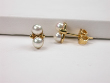 Gold Plating Fresh Water Pearl Earring, Occasion : Anniversary, Engagement, Gift, Party, Wedding