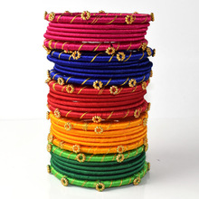 Handmade Silk Threat Bangles