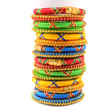 Pearls Silk Thread Bangles