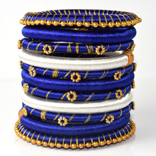 Semi-product Silk Thread Bangles